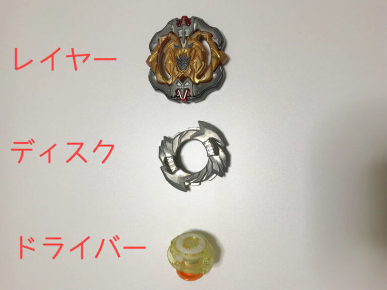 ベイブレードバーストを分解したところ