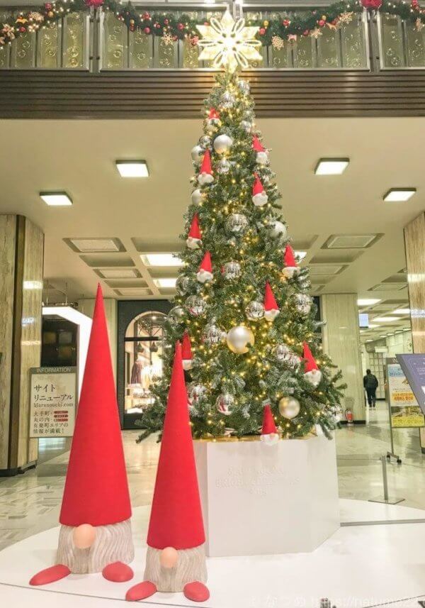 有楽町・国際ビルの2018年クリスマスツリー