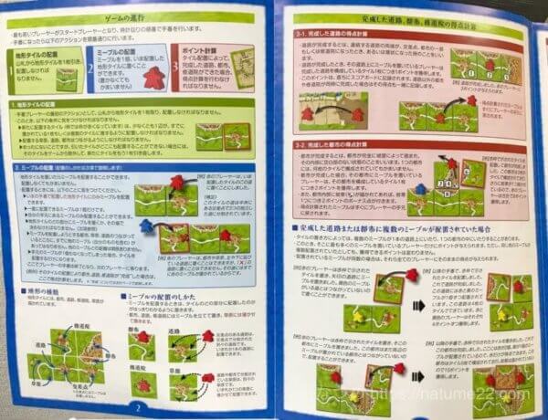 カルカソンヌの説明書
