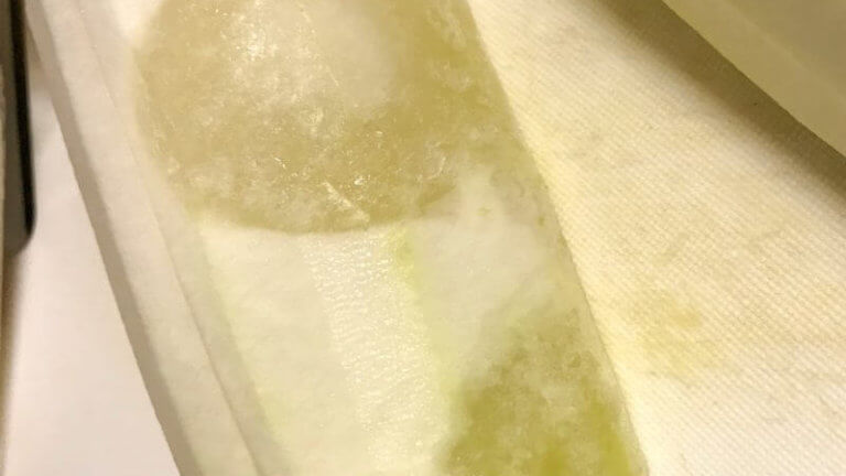 凍ってしまった大根