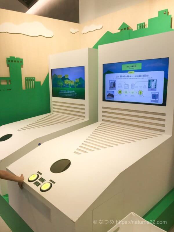 「でんき島の大冒険(METoA Ginza)」3階の展示、電気を配る、を体感